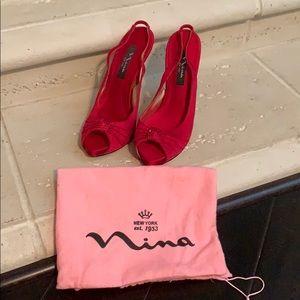 Nina Red high heels